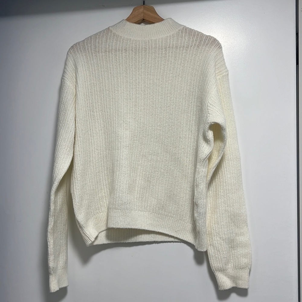 UNIQLO Women's Light souffle yarn half Turtleneck sweater